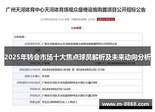 2025年转会市场十大焦点球员解析及未来动向分析