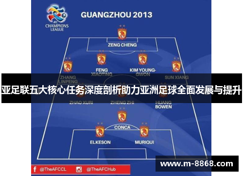 亚足联五大核心任务深度剖析助力亚洲足球全面发展与提升