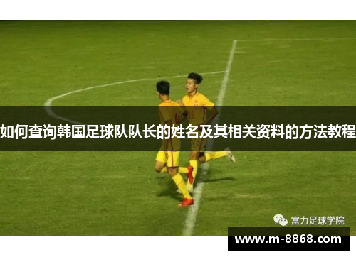 如何查询韩国足球队队长的姓名及其相关资料的方法教程